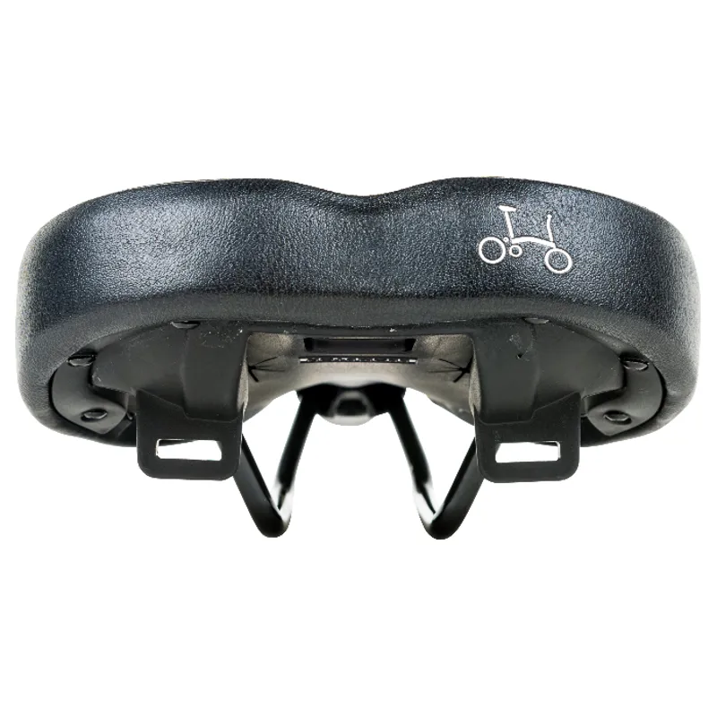 Brompton Comfort Saddle in Black-1